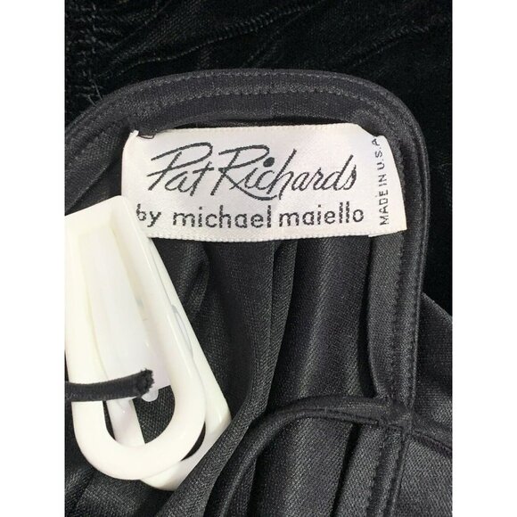 VTG 70s Pat Richards by Michael Maiello Dress Gown Fairycore Velvet layered slip - Picture 8 of 11